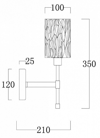 Потолочная люстра Vitaluce V4309-0/5PL