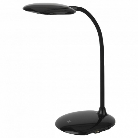 Офисная настольная лампа ЭРА NLED-457-6W-BK