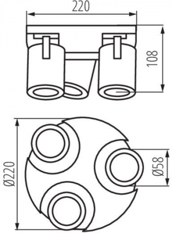 Спот Kanlux LAURIN EL-3O B 29127