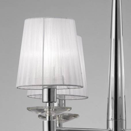 Подвесная люстра Mantra Tiffany Chrome 3852