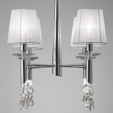 Подвесная люстра Mantra Tiffany Chrome 3852