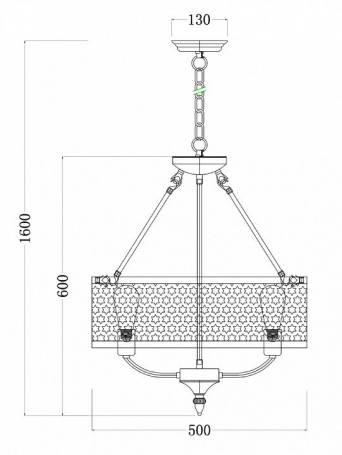 Подвесная люстра Aiko 5672/65L