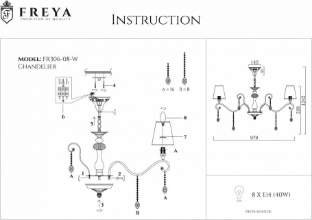 Подвесная люстра ST Luce Nari SL1635.303.09