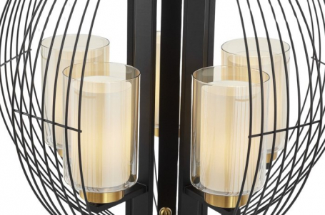 Подвесная люстра Lumina Deco Ponti LDP 1245-5 BK+MD