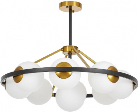 Подвесная люстра Lumina Deco Donzano LDP 8034-9 BK+WT
