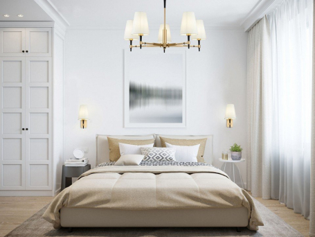 Люстра на штанге Maytoni House H001CL-05BS