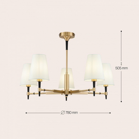 Люстра на штанге Maytoni House H001CL-05BS
