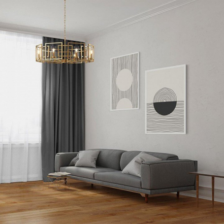Подвесная люстра Maytoni House H009 H009PL-08G