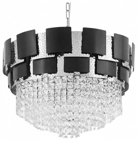 Подвесная люстра Molina LDP 7045-600 BK+CHR