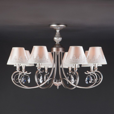 Потолочная люстра Eurosvet Incanto 60069/8 серебро