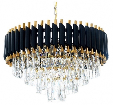 Подвесная люстра LDP 6003-550 BK+F.GD