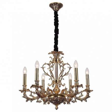 Подвесная люстра Lucia Tucci Firenze 1780.6 Antique Gold