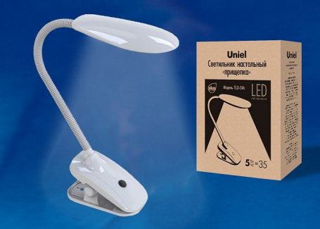 Настольная лампа (UL-00002234) Uniel TLD-546 White/LED/350Lm/4500K