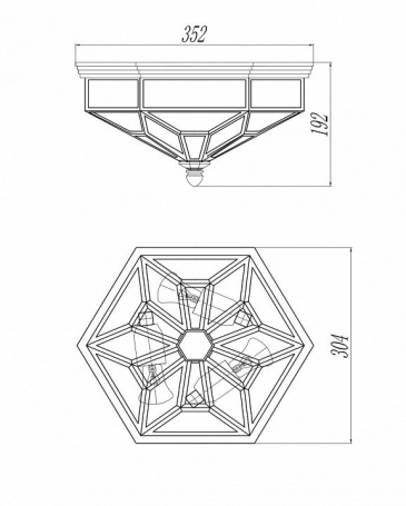 Потолочный светильник Maytoni Zeil H356-CL-03-CH