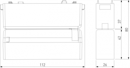 Трековый светильник Flat Magnetic 85090/01