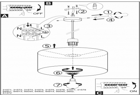 Подвесная люстра Arte Lamp Pinocchio A5700LM-8WH