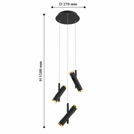 Настольная лампа (UL-00002342) Uniel TLD-547 White/LED/400Lm/3300-6000K/Dimmer