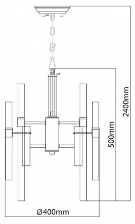 Подвесная люстра MW-Light Альгеро 285010703