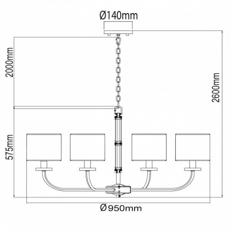 Накладной светильник Ambrella Light TN TN6550