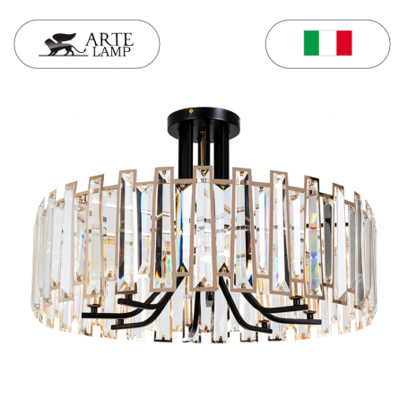 Потолочная люстра Arte Lamp Amber A1028PL-8BK