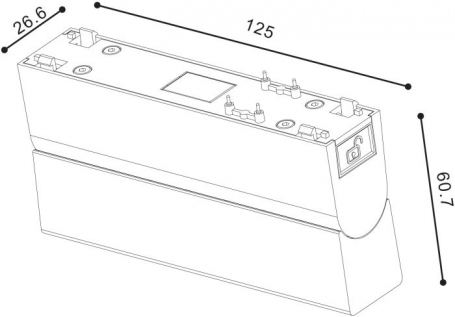 Трековый светильник SLIM DL-SLIM-FLBL-10-CCT