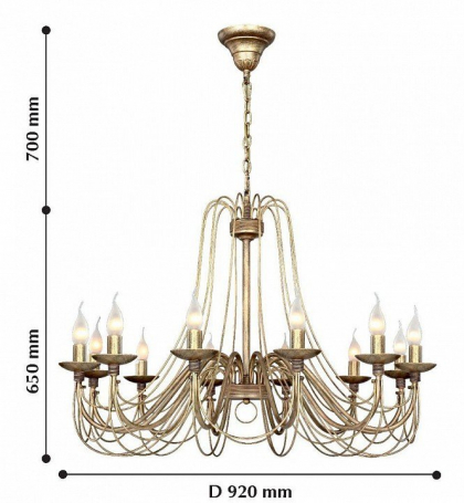 Подвесная люстра F-Promo Chateau 2163-12P