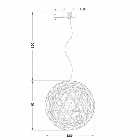 Подвесная люстра Reccagni Angelo L 6208/5