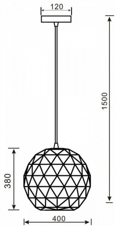 Подвесной светильник Deko-Light Asterope round 400 342130