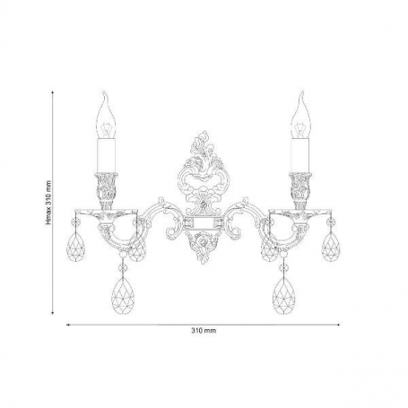 Бра Lucia Tucci Barletta W1730.2 Cream White