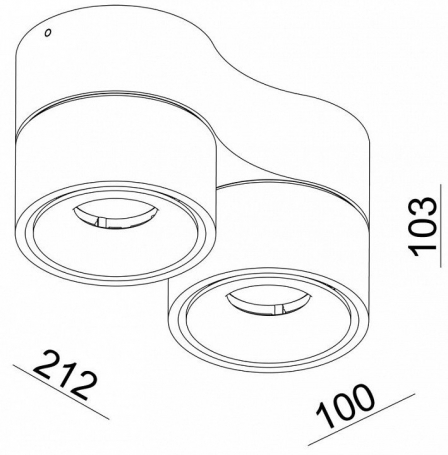 Встраиваемый светильник Ambrella light Techno Spot Standard Tech TN102451