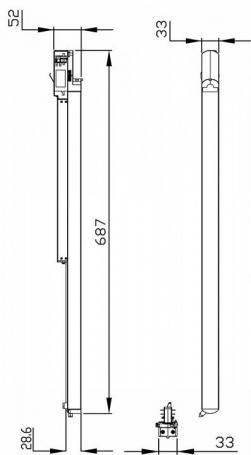 Подвесной светодиодный светильник Maytoni Step P010PL-L30W4K