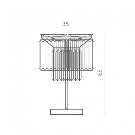 Подвесная люстра APL LED Rimini S506.0.80.B.3000