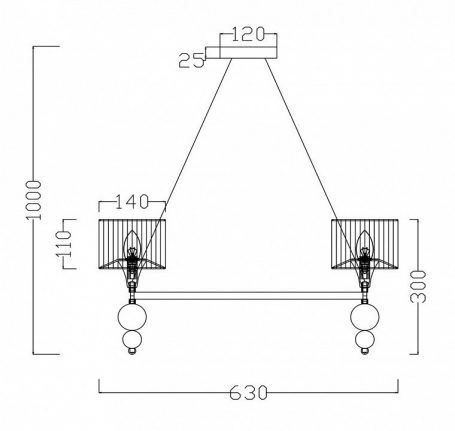 Подвесная люстра Lightstar Epsilon 735050