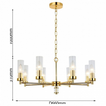 Потолочная светодиодная люстра Ambrella light Original FA511