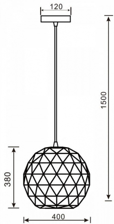 Подвесной светильник Deko-Light Asterope round 400 342133