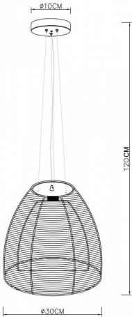 Подвесной светильник Deko-Light Filo Big Mob 342028
