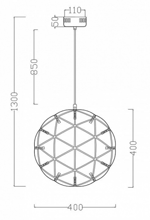 Подвесной светильник Deko-Light Sculptoris 45 342123