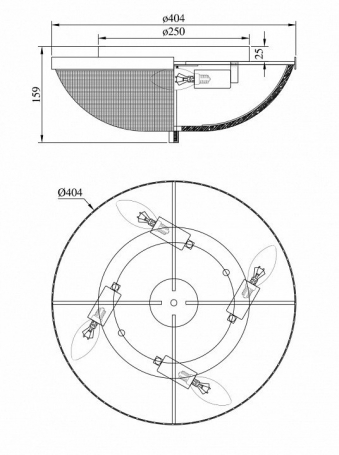 Подвесной светодиодный светильник Maytoni Rim MOD058PL-L54W4K