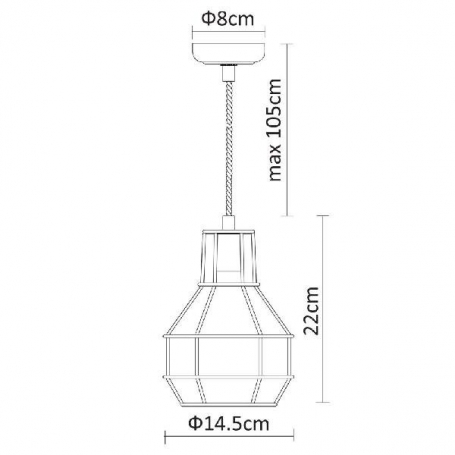 Подвесной светильник Arte Lamp A9182SP-1WH