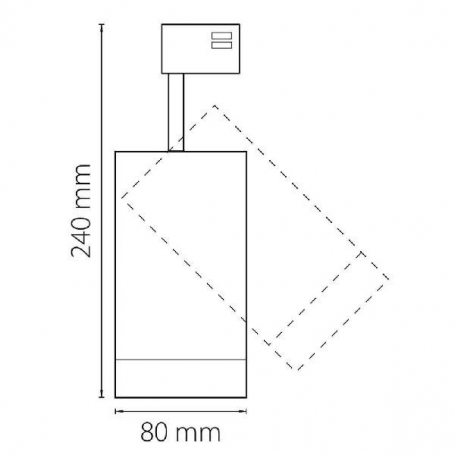 Трековый светодиодный светильник Lightstar Canno Led 303272