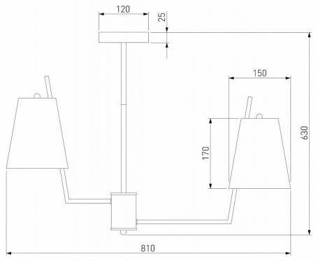 Подвесная люстра Evoluce Manila SLE107513-05