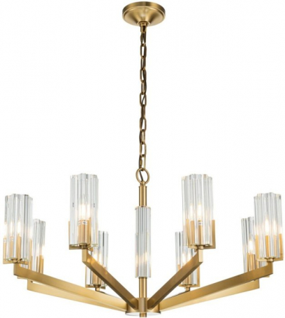 Подвесная люстра Malone 6035-8 BR CL Подвесная люстра Malone 6035-8 BR CL
