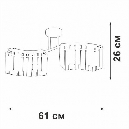 Подвесная люстра Maytoni Puntes MOD043PL-18G