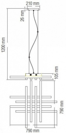 Подвесной светодиодный светильник Horoz Asfor белый 019-011-0085 (HRZ00002299)