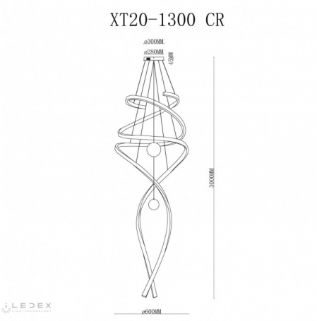 Подвесной светильник Axis XT20-1300 CR