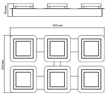 Потолочный светодиодный светильник Horoz Likya 036-007-0006 (HRZ00002253)