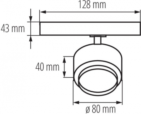 Трековый светодиодный светильник Kanlux BTLW 18W-940-W 35664