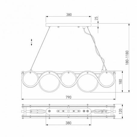 Накладной светильник Vitaluce V46400 V46400-8/1PL