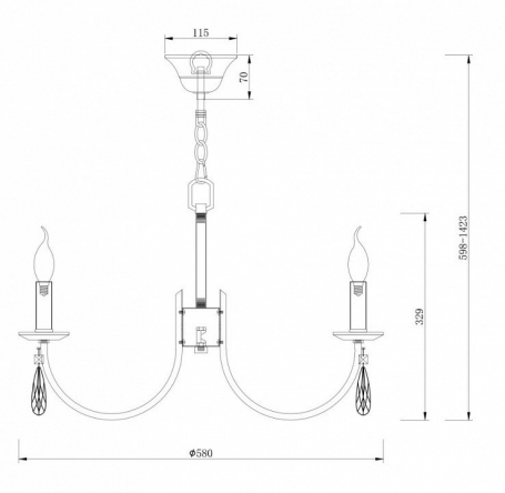 Подвесной светодиодный светильник Loft IT Ring 10017/4S