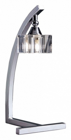 Настольная лампа Mantra Cuadrax Chrome Optical Glass 0964